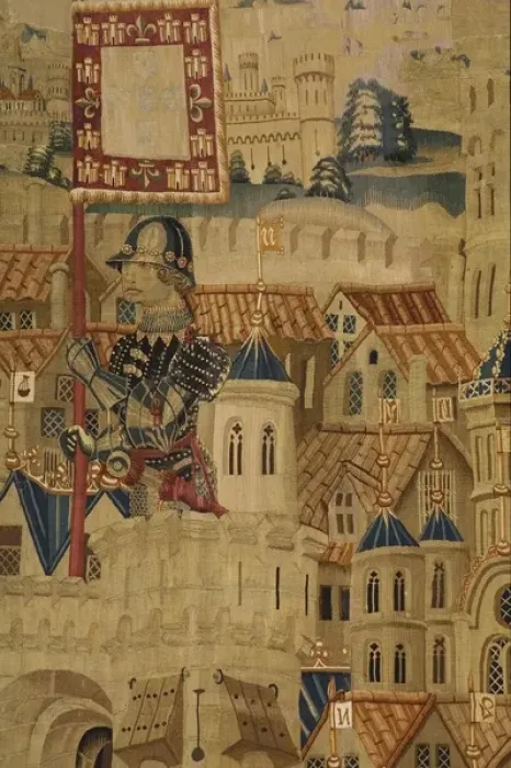 Framed Print : Pastrana Tapestries, 1471 c Taking of Tanger Framed Print : Pastrana Tapestries, 1471 c Taking of Tanger