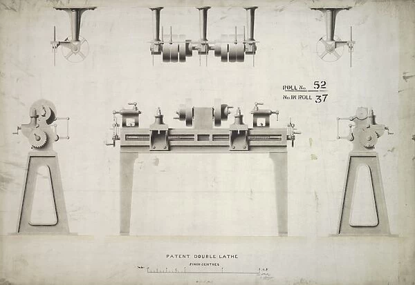 Patent double lathe 5 inch centres