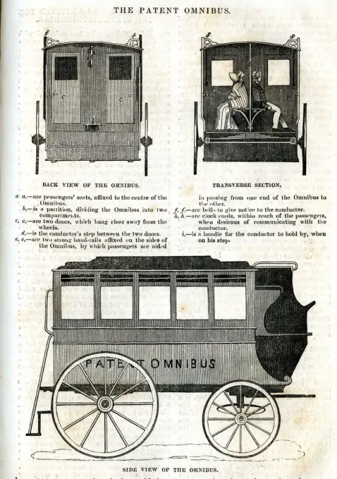 Framed Print : The Patent Omnibus - The Mirror magazine April 1840 Framed Print : The Patent Omnibus - The Mirror magazine April 1840