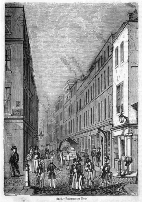 Framed Print : Paternoster Row Framed Print : Paternoster Row