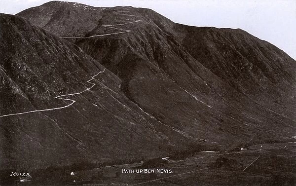 Path up Ben Nevis, Scottish Highlands