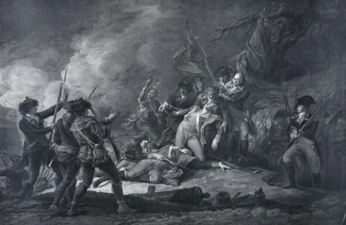 Framed Print : The path to liberty. Death of Gen. Montgomery Dec. 31st 1775 Framed Print : The path to liberty. Death of Gen. Montgomery Dec. 31st 1775