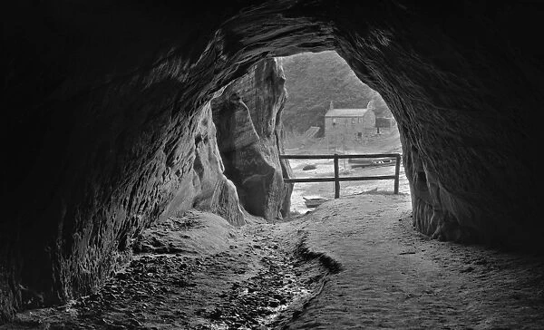 Pathway through rocks, Cove, Scotland