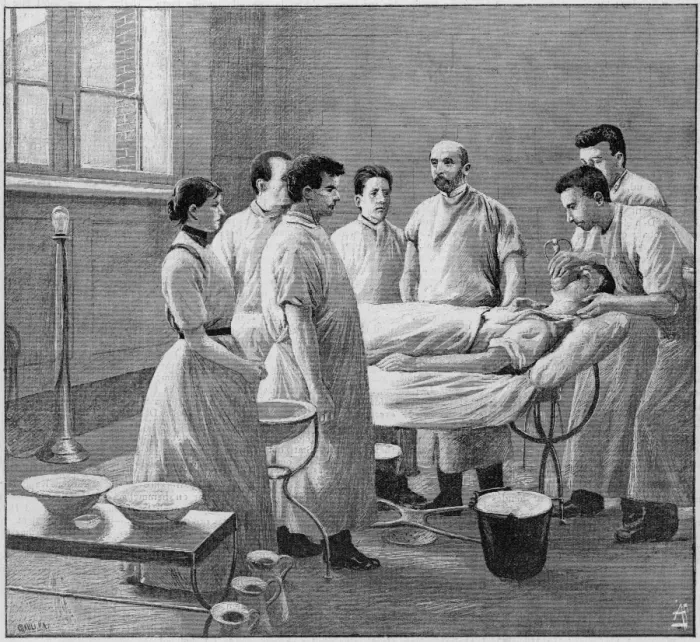 Framed Print : Patient under Anaestheti Framed Print : Patient under Anaestheti