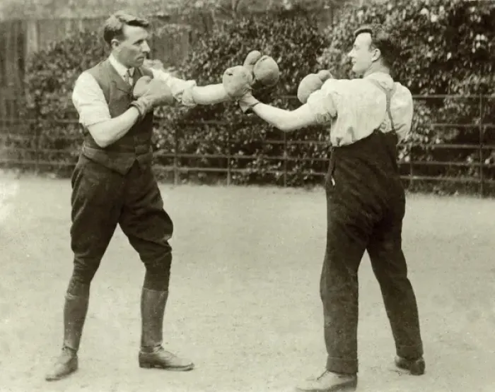 Framed Print : Patients boxing Framed Print : Patients boxing