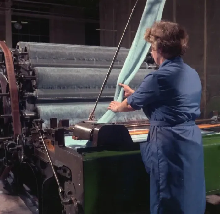 Framed Print : Patons & Baldwins - wool processing Framed Print : Patons & Baldwins - wool processing