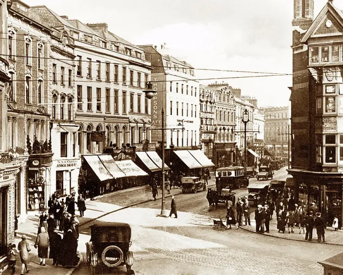Framed Print : Patrick Street Cork Ireland probably 1920s Framed Print : Patrick Street Cork Ireland probably 1920s