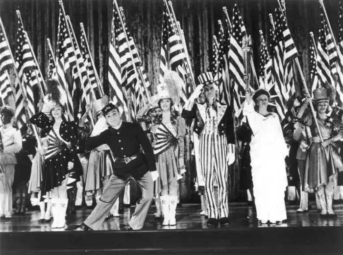 Framed Print : Patriotic American Stage Show Framed Print : Patriotic American Stage Show