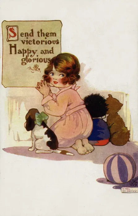 Framed Print : Patriotic children World War I Framed Print : Patriotic children World War I