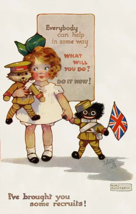 Framed Print : Patriotic children World War I Framed Print : Patriotic children World War I