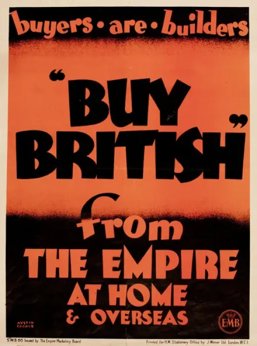 Framed Print : Patriotic poster, Buy British Framed Print : Patriotic poster, Buy British