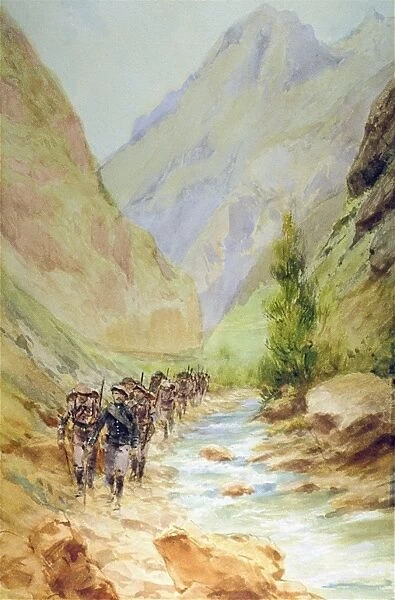 A patrol of Chasseurs Alpins - Vosges, Summer 1916