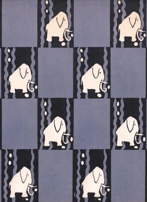Framed Print : Patterned endpaper Framed Print : Patterned endpaper
