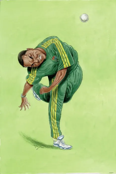 Framed Print : Paul Adams - South African cricketer Framed Print : Paul Adams - South African cricketer