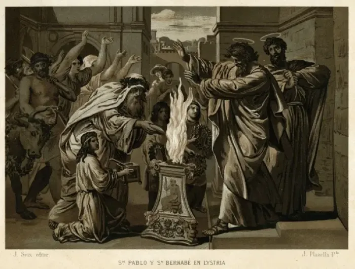 Framed Print : Paul and Barnabas Framed Print : Paul and Barnabas