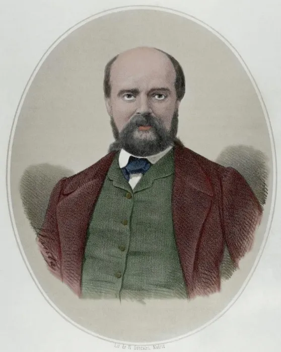 Framed Print : Paul Feval (1816-1887). French novelist and dramatist. Engra Framed Print : Paul Feval (1816-1887). French novelist and dramatist. Engra