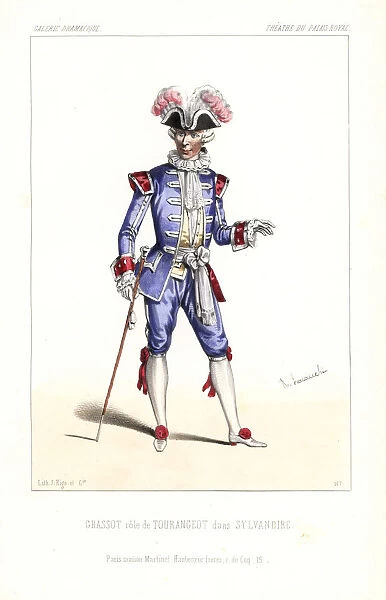 Paul Grassot as Tourangeot in Sylvandire, 1845