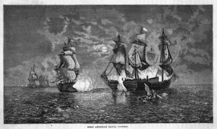 Framed Print : Paul Jones V the Serapis Framed Print : Paul Jones V the Serapis