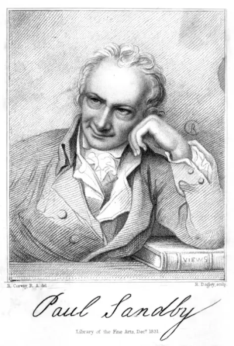 Framed Print : Paul Sandby - 1 Framed Print : Paul Sandby - 1
