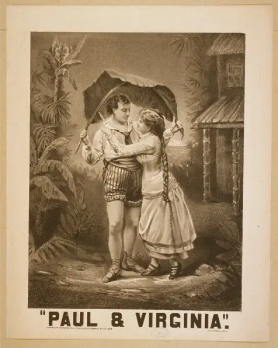 Framed Print : Paul & Virginia Paul & Virginia Framed Print : Paul & Virginia Paul & Virginia