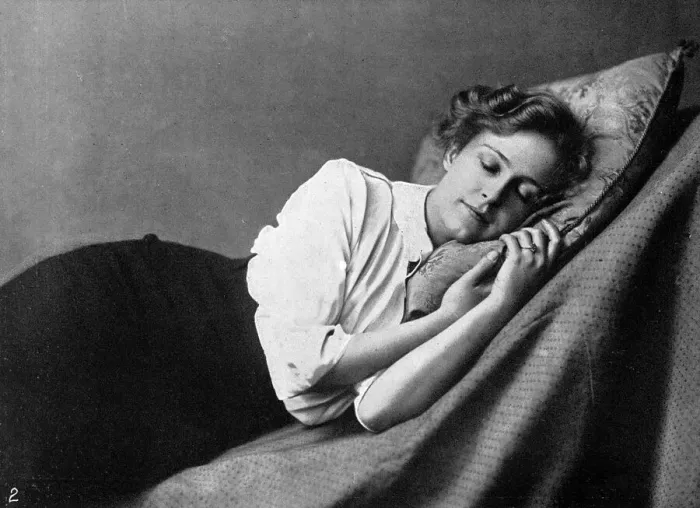 Framed Print : Pauline Chase asleep Framed Print : Pauline Chase asleep