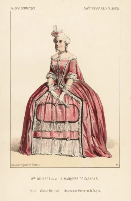 Framed Print : Pauline Dejazet in La Marquise de Carabas, 1843 Framed Print : Pauline Dejazet in La Marquise de Carabas, 1843