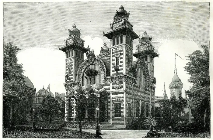 Framed Print : Pavilion of Bolivia, Paris Exhibition of 1889 Framed Print : Pavilion of Bolivia, Paris Exhibition of 1889
