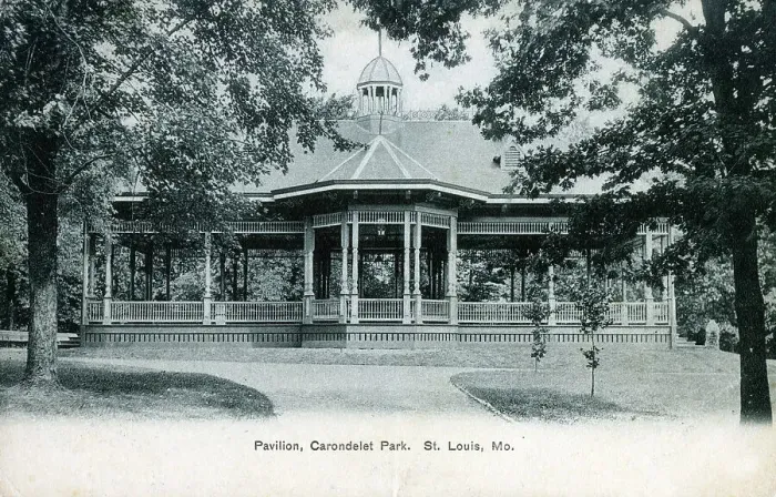 Framed Print : Pavilion at Carondelet Park, St. Louis, Missouri, USA Framed Print : Pavilion at Carondelet Park, St. Louis, Missouri, USA