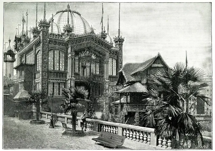 Framed Print : Pavilion of Chile, Paris Exhibition of 1889 Framed Print : Pavilion of Chile, Paris Exhibition of 1889