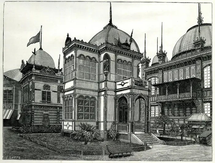 Framed Print : Pavilion of Costa Rica, Paris Exhibition of 1889 Framed Print : Pavilion of Costa Rica, Paris Exhibition of 1889