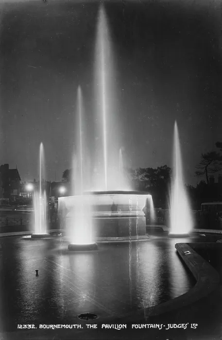 Framed Print : The Pavilion Fountains at Night Framed Print : The Pavilion Fountains at Night