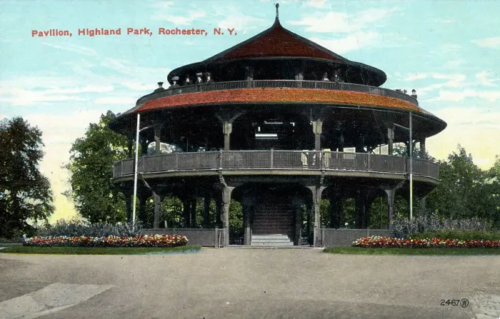 Framed Print : Pavilion in Highland Park, Rochester, NY State, USA Framed Print : Pavilion in Highland Park, Rochester, NY State, USA