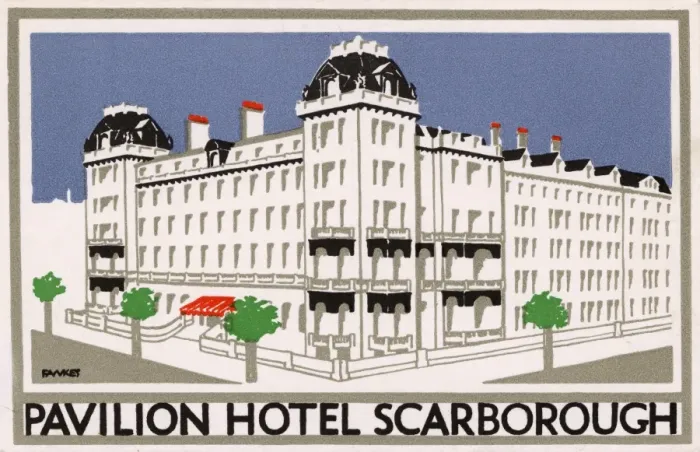 Framed Print : The Pavilion Hotel, Sarborough Framed Print : The Pavilion Hotel, Sarborough
