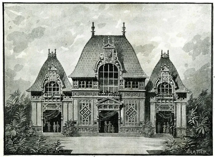 Framed Print : Pavilion of Nicaragua, Paris Exhibition of 1889 Framed Print : Pavilion of Nicaragua, Paris Exhibition of 1889