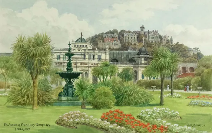 Framed Print : Pavilion and Princess Gardens, Torquay, South Devon Framed Print : Pavilion and Princess Gardens, Torquay, South Devon