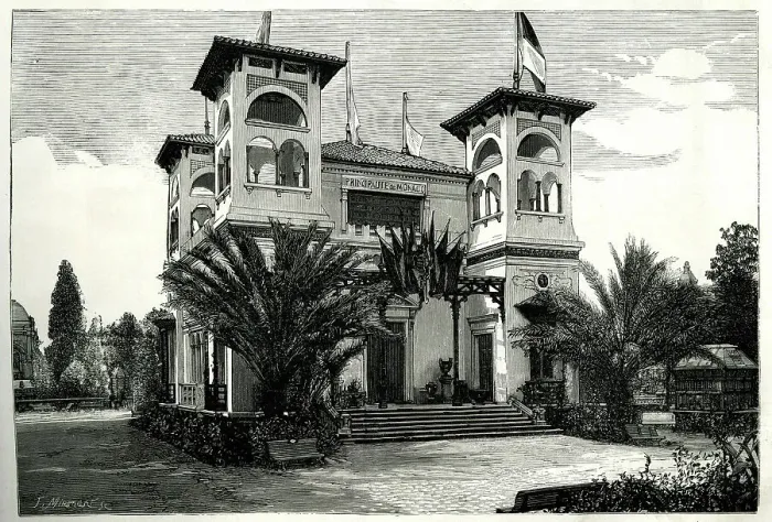 Framed Print : Pavilion of Principality of Monaco, Paris Exhibition of 1889 Framed Print : Pavilion of Principality of Monaco, Paris Exhibition of 1889