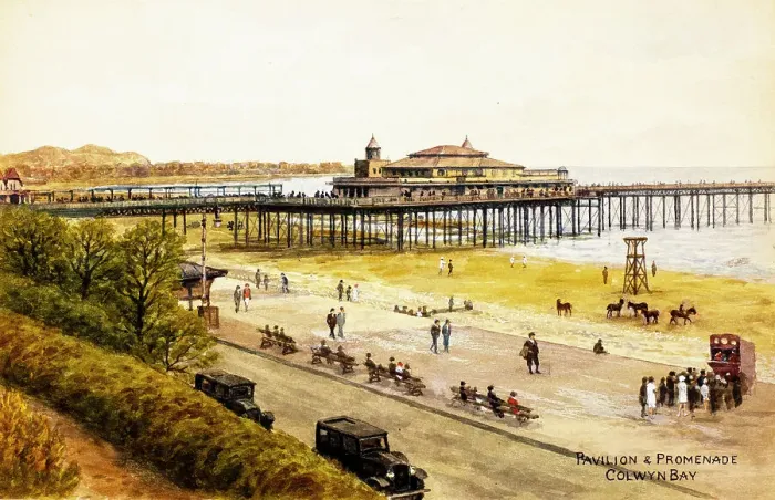 Framed Print : Pavilion and Promenade, Colwyn Bay, Clwyd, North Wales Framed Print : Pavilion and Promenade, Colwyn Bay, Clwyd, North Wales