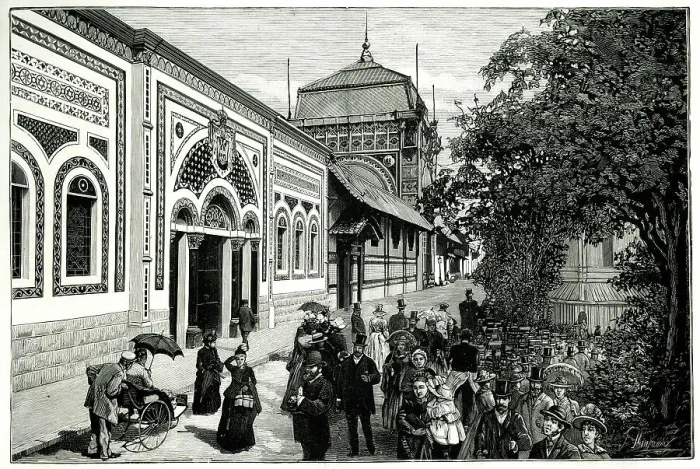 Framed Print : Pavilion of Serbia, Paris Exhibition of 1889 Framed Print : Pavilion of Serbia, Paris Exhibition of 1889