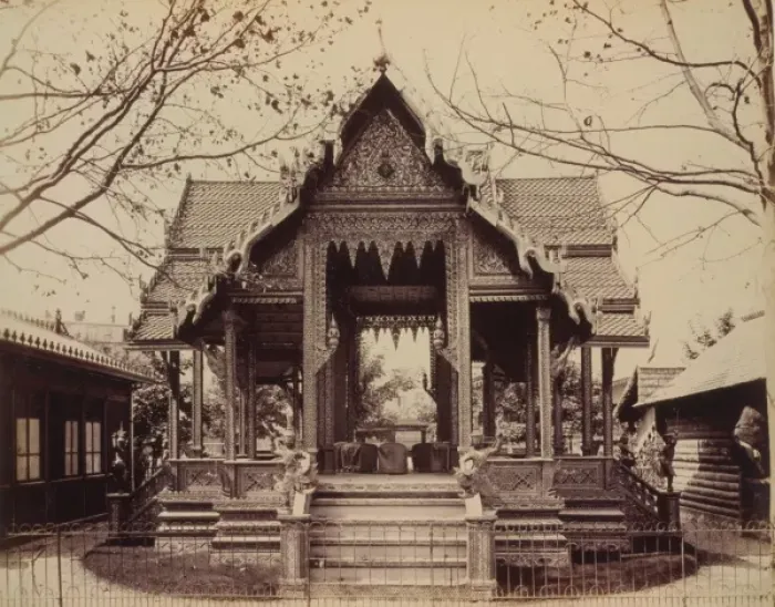 Framed Print : Pavilion of Siam, Paris Exposition, 1889 Framed Print : Pavilion of Siam, Paris Exposition, 1889