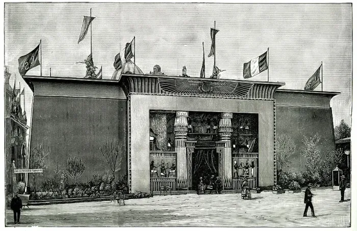 Framed Print : Pavilion of Suez Canal Company, Paris Exhibition of 1889 Framed Print : Pavilion of Suez Canal Company, Paris Exhibition of 1889