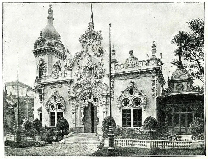 Framed Print : Pavilion of Venezuela, Paris Exhibition of 1889 Framed Print : Pavilion of Venezuela, Paris Exhibition of 1889