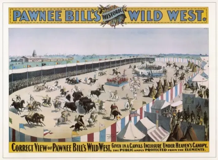 Framed Print : Pawnee Bills Wild West Framed Print : Pawnee Bills Wild West