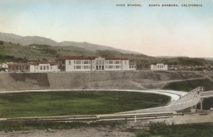 Framed Print : Peabody High School, Santa Barbara, California, USA Framed Print : Peabody High School, Santa Barbara, California, USA