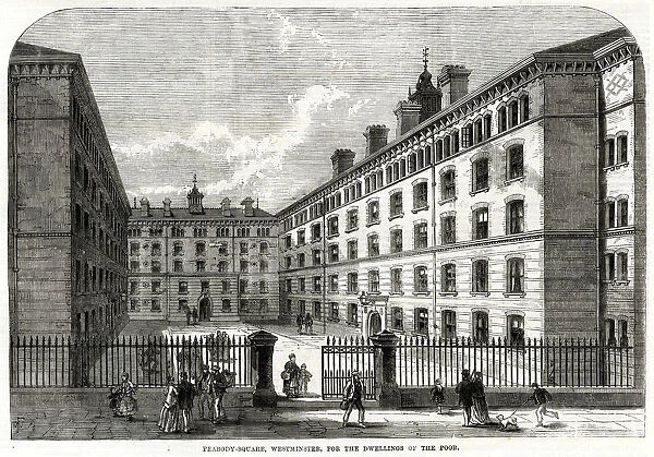 Peabody Square, Westminster 1869