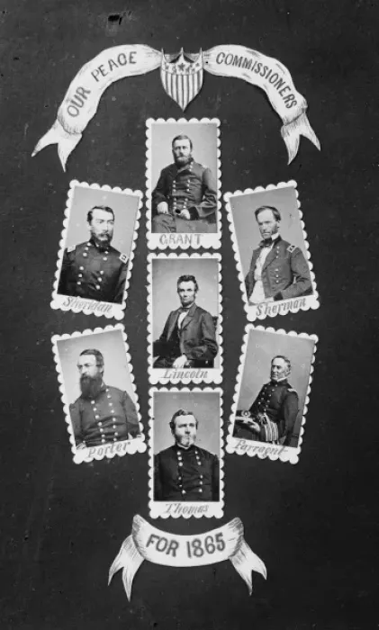 Framed Print : Our Peace Commissioners for 1865: Sheridan, Grant, Sherman Framed Print : Our Peace Commissioners for 1865: Sheridan, Grant, Sherman