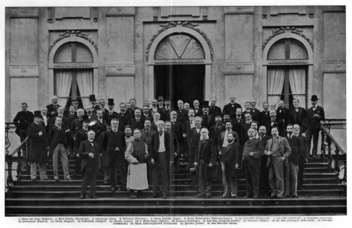 Framed Print : Peace Conference 1899 Framed Print : Peace Conference 1899