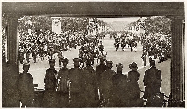 Peace Day Celebrations - Royal Watching in Pavilion 1919