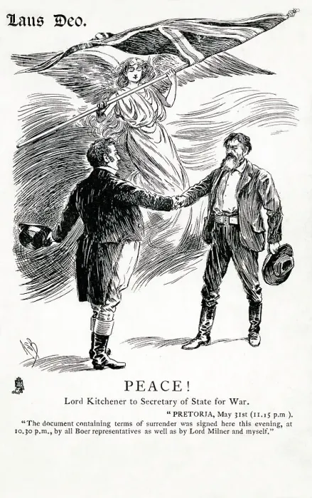 Framed Print : Peace at the end of the Boer War Framed Print : Peace at the end of the Boer War