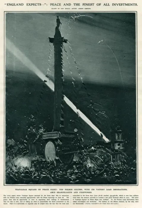 Framed Print : Peace night 1919 Framed Print : Peace night 1919