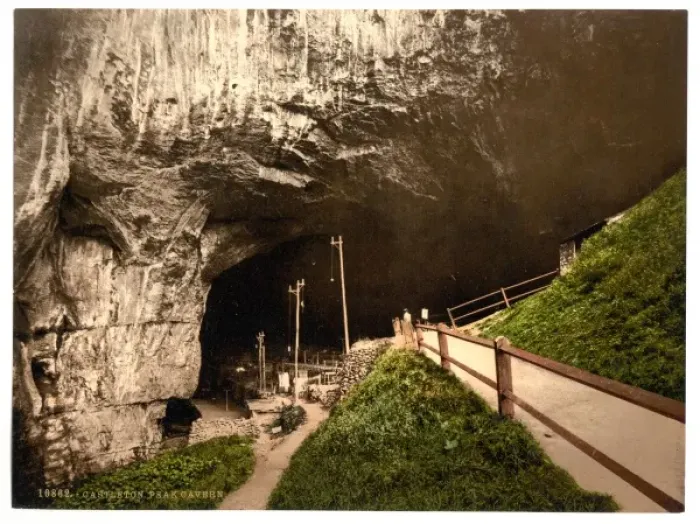 Framed Print : Peak Cavern, Castleton, Derbyshire, England Framed Print : Peak Cavern, Castleton, Derbyshire, England